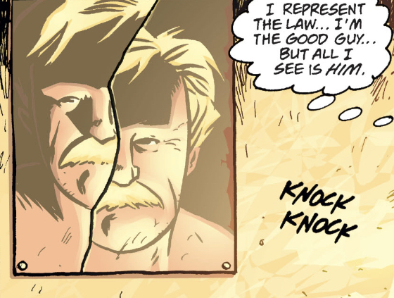 Comic book panel